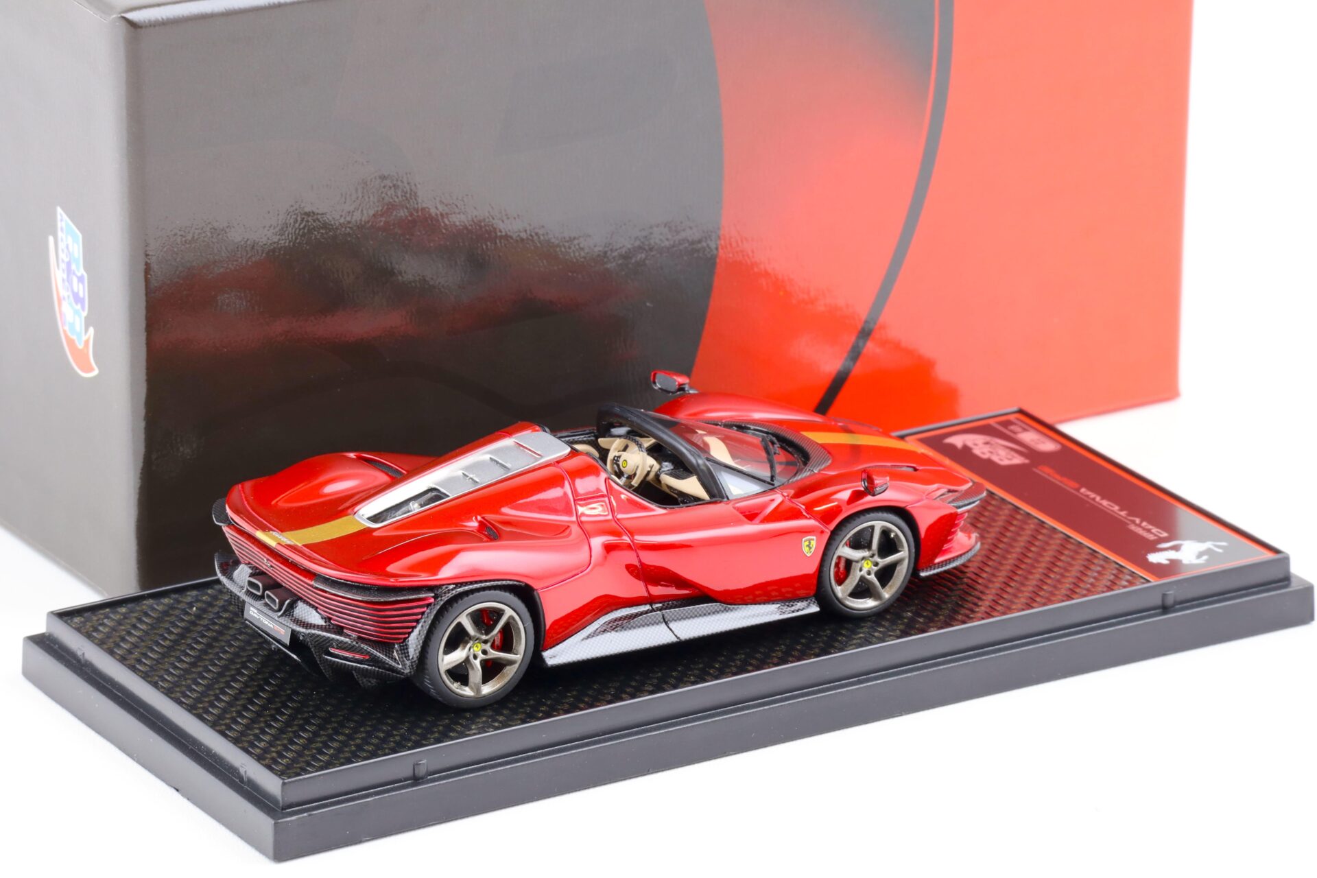 1:43 BBR Ferrari SP3 Daytona Serie Icona Rosso Fuoco red - Limited 48 pcs.
