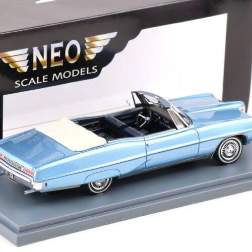1:43 NEO Pontiac Bonneville Convertible blue metallic 1968
