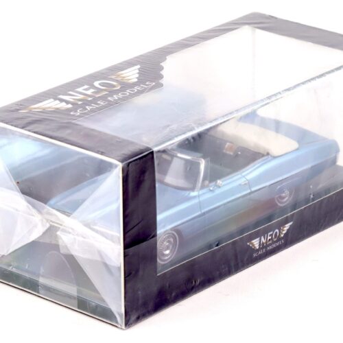 1:43 NEO Pontiac Bonneville Convertible blue metallic 1968