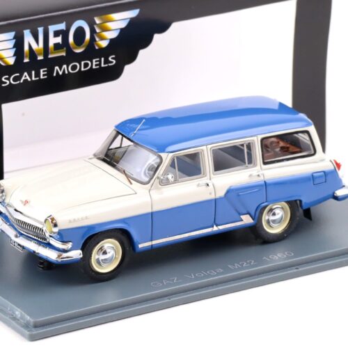 1:43 NEO GAZ Volga M22 Kombi blue/ beige 1960