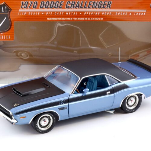 1:18 Highway61 Dodge Challenger T/A 340 Six Pak Coupe 1970 blue metallic