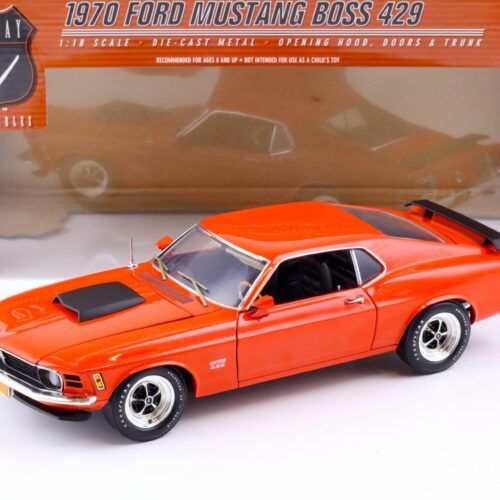 1:18 Highway61 Ford Mustang Boss 429 Coupe 1970 orange-red