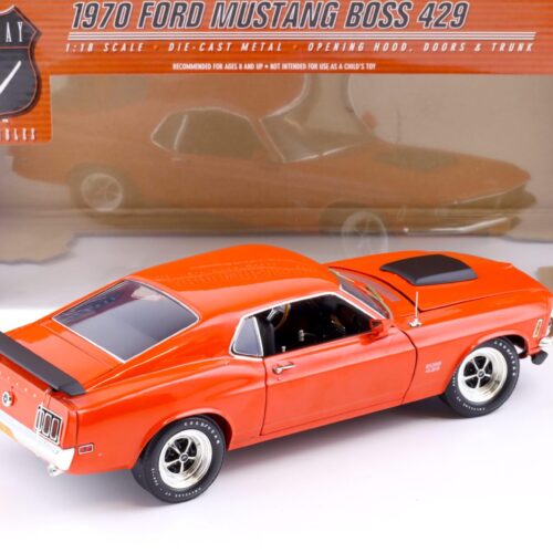 1:18 Highway61 Ford Mustang Boss 429 Coupe 1970 orange-red