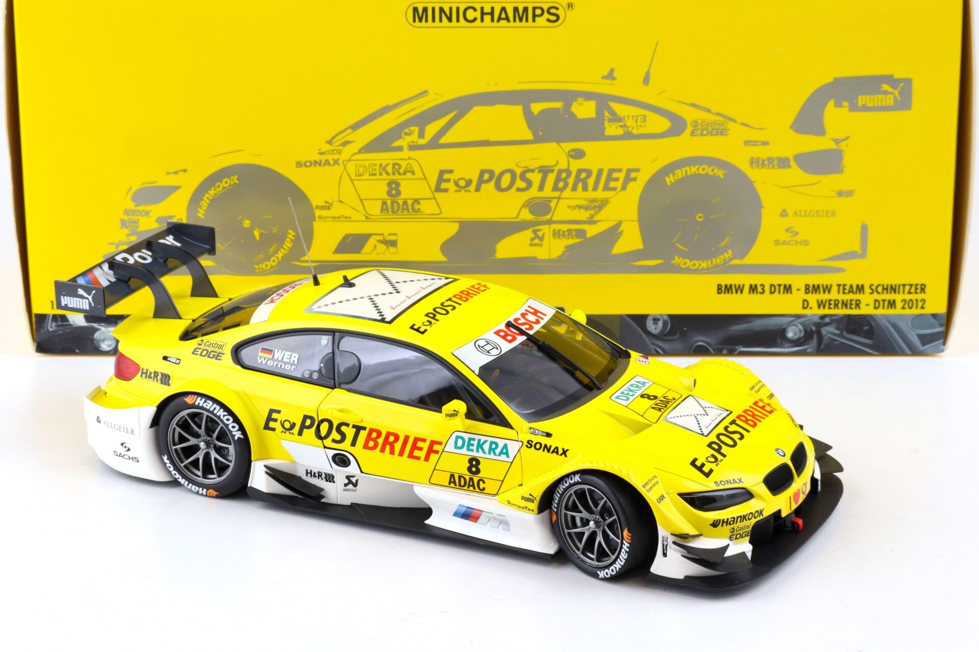 1:18 Minichamps BMW M3 E92 DTM BMW Team Schnitzer D.Werner DTM 2012 Post #8