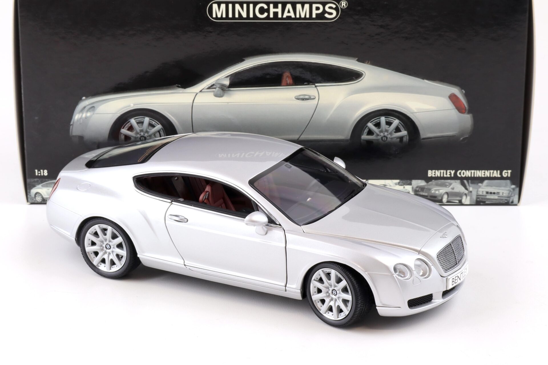 1:18 Minichamps Bentley Continental GT Coupe 2006 silver metallic