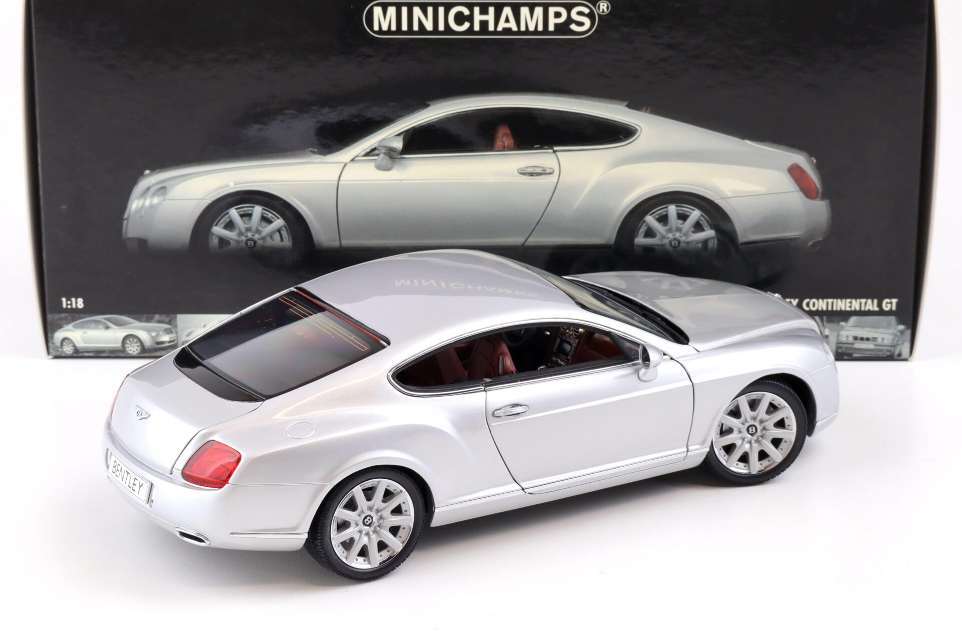 1:18 Minichamps Bentley Continental GT Coupe 2006 silver metallic