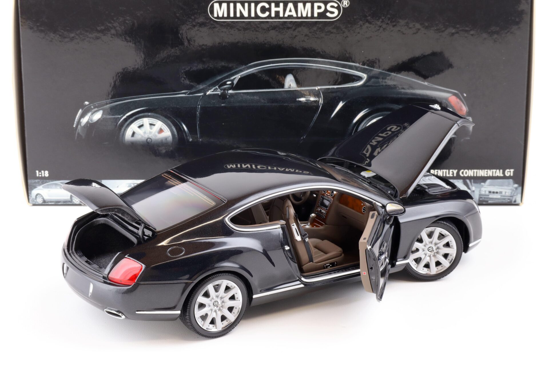 1:18 Minichamps Bentley Continental GT Coupe 2006 black metallic