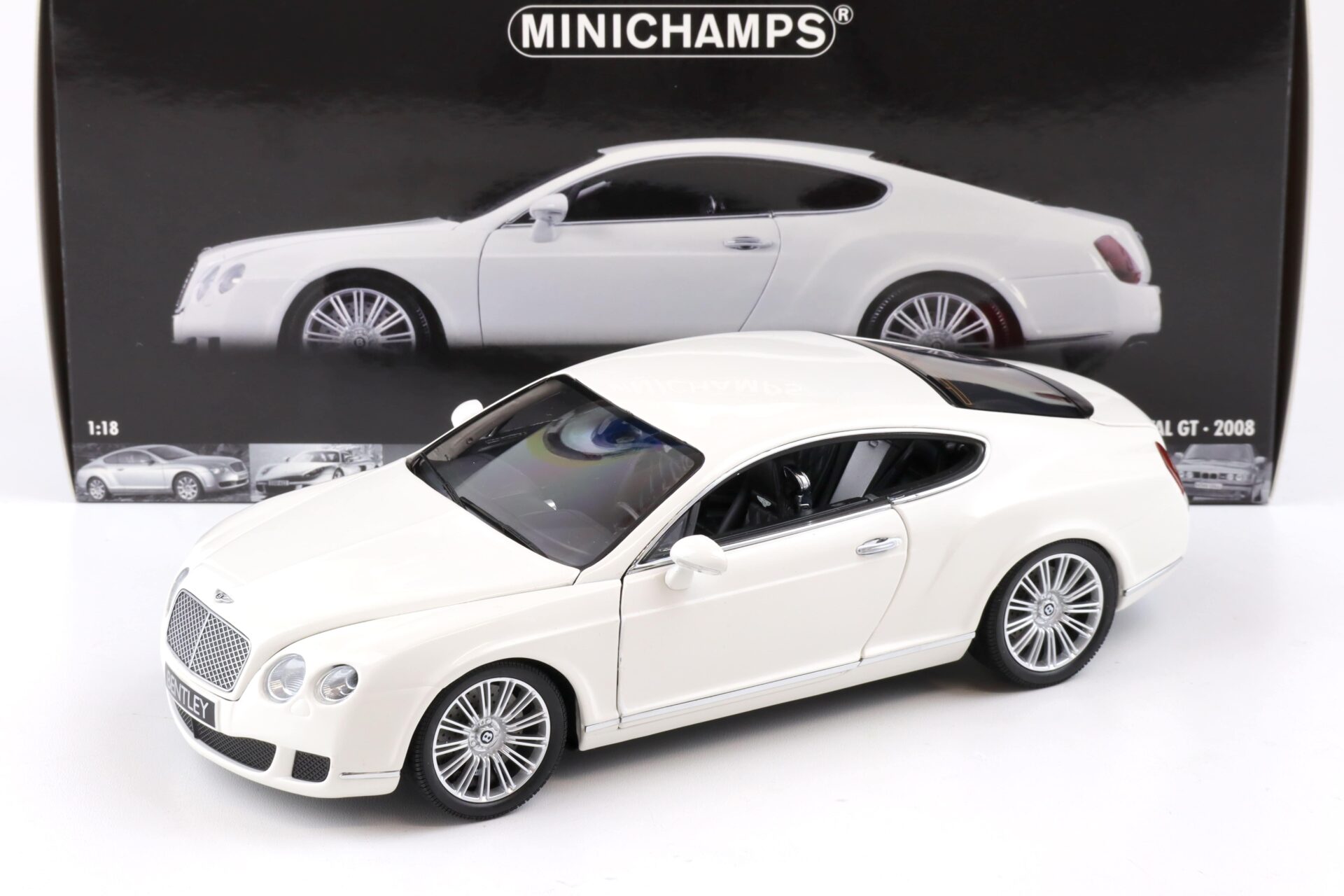 ID 85440 orig 1.jpg 1:18 Minichamps Bentley Continental GT 2008 white