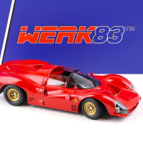 1:18 WERK83 Ferrari 330 P3 Spyder Plain Body Version red 1966