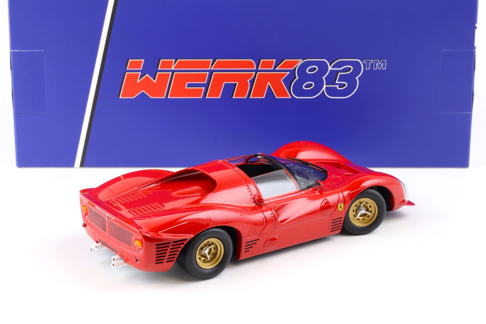 1:18 WERK83 Ferrari 330 P3 Spyder Plain Body Version red 1966