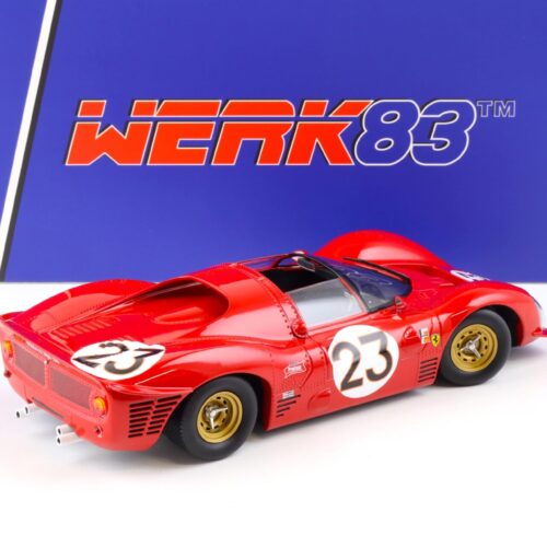 1:18 WERK83 Ferrari 330 P3 Spyder Winner 24h Daytona 1967 Bandini/ Amon #23 red