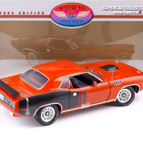 1:18 Highway61 Supercar 1971 Plymouth Hemi Cuda 426 Coupe orange 50249A
