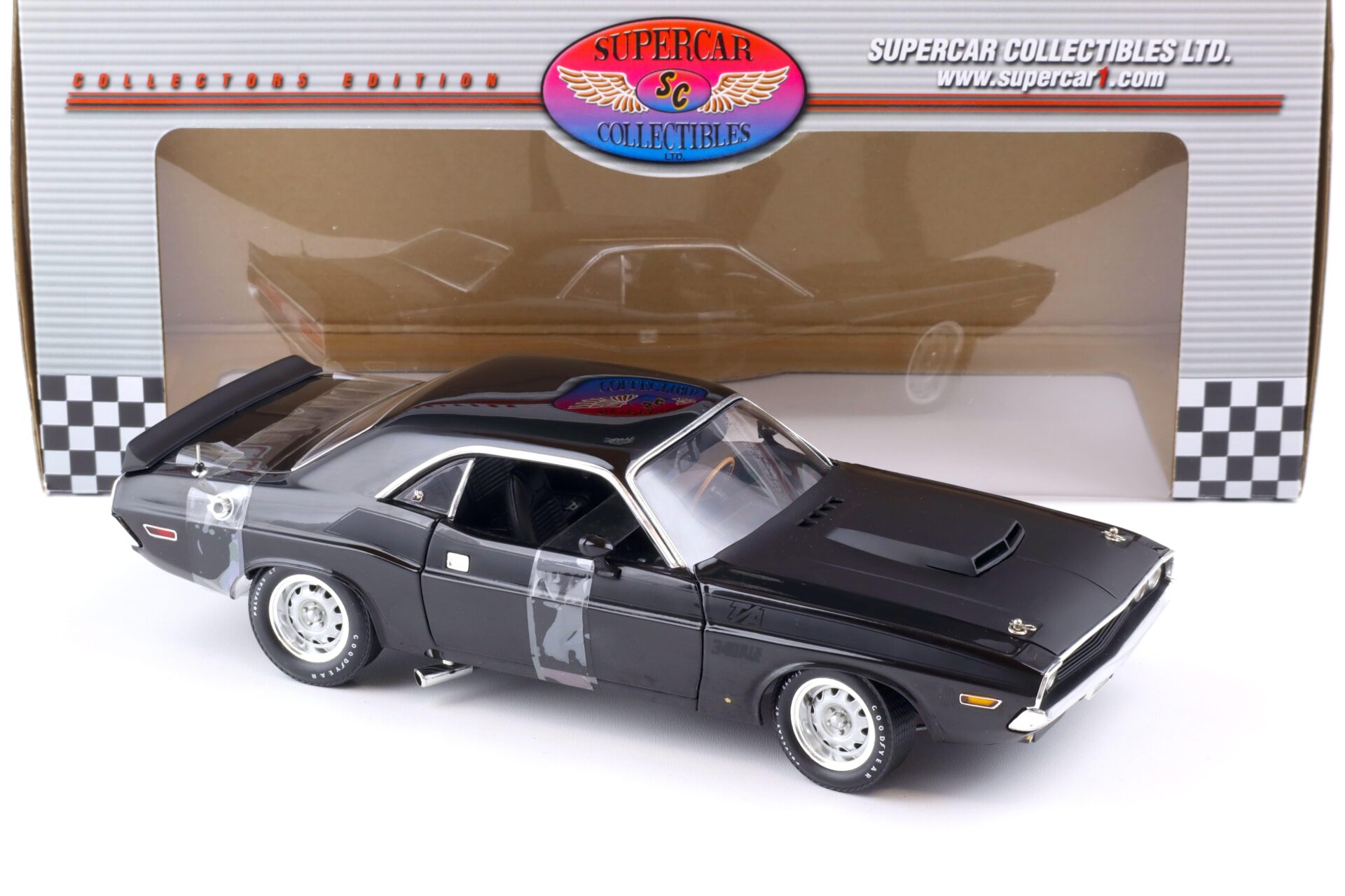1:18 Highway61 Supercar 1970 Dodge Challenger T/A Coupe black 50239