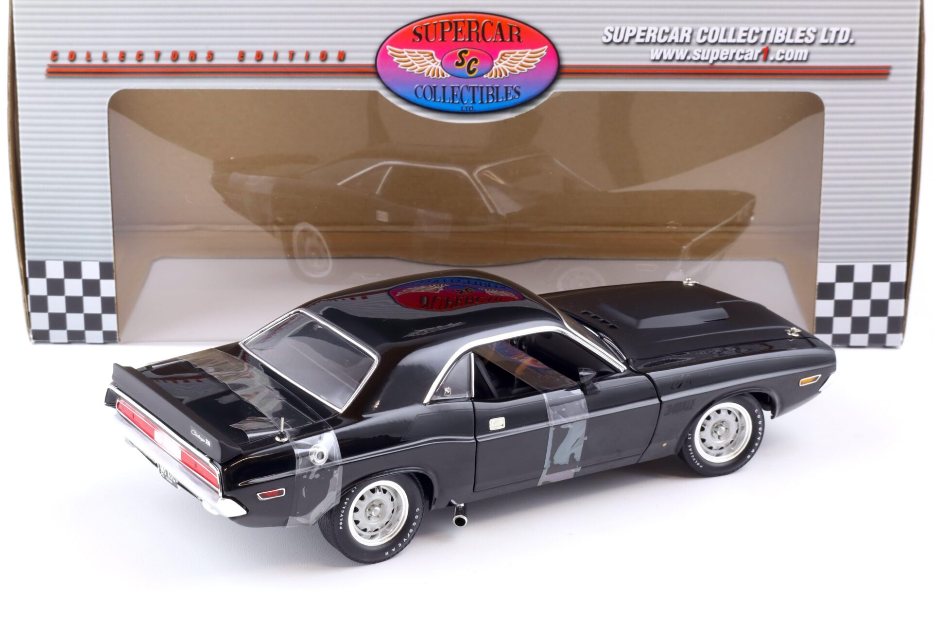 1:18 Highway61 Supercar 1970 Dodge Challenger T/A Coupe black 50239