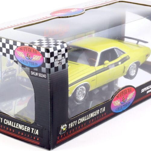 1:18 Highway61 Supercar 1971 Dodge Challenger R/T Coupe yellow 50240