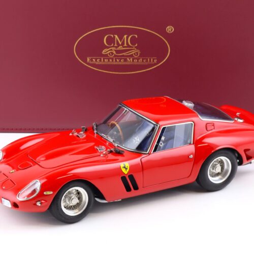 1:18 CMC Ferrari 250 GTO RHD 1963/64 London Motor Show Ron Fry red M-256