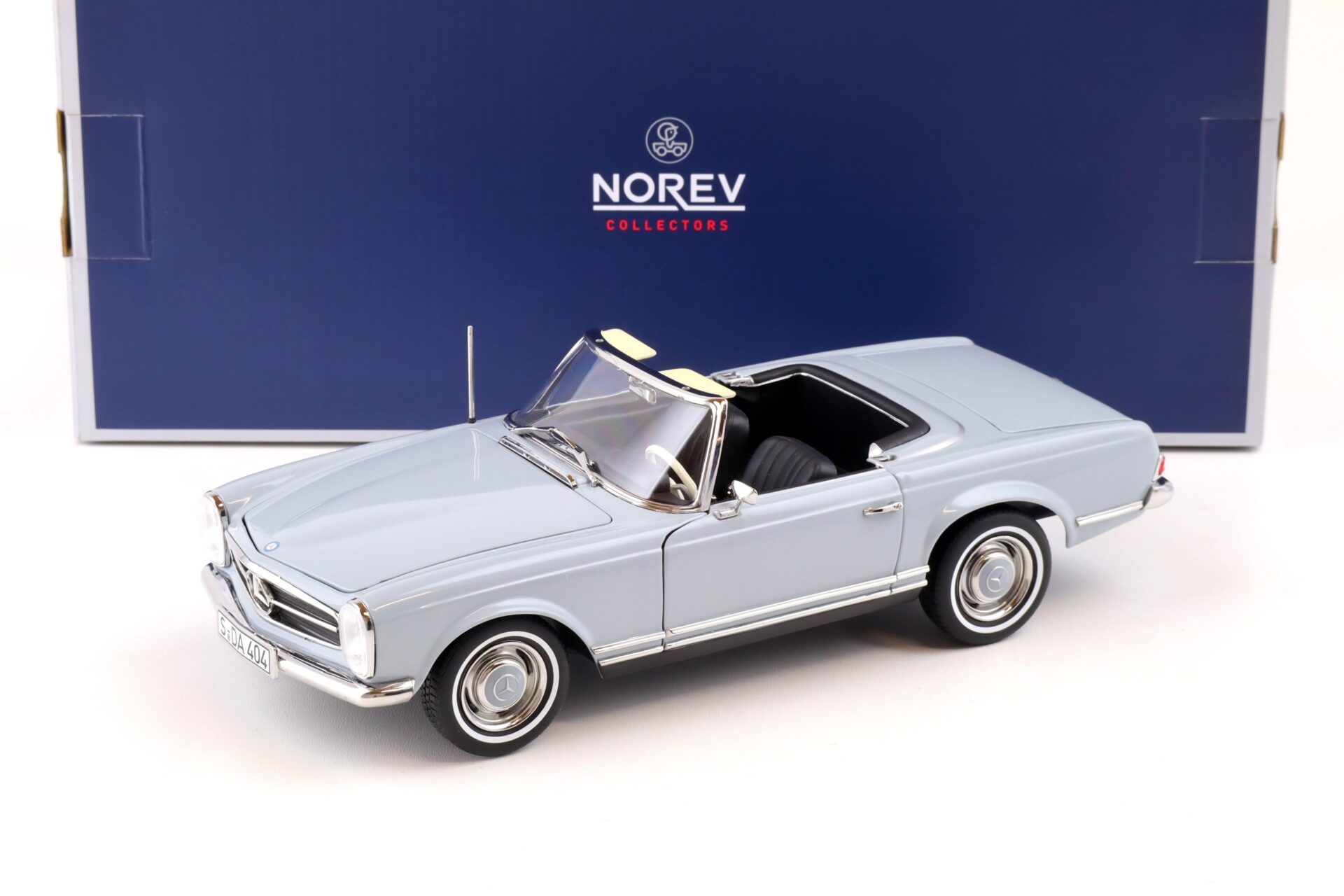 1:18 Norev Mercedes 230 SL Pagode W113 grey 1963 with Top 183990