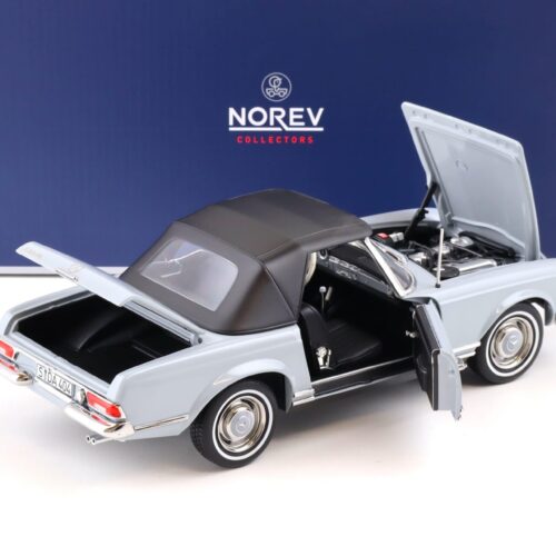 1:18 Norev Mercedes 230 SL Pagode W113 grey 1963 with Top 183990