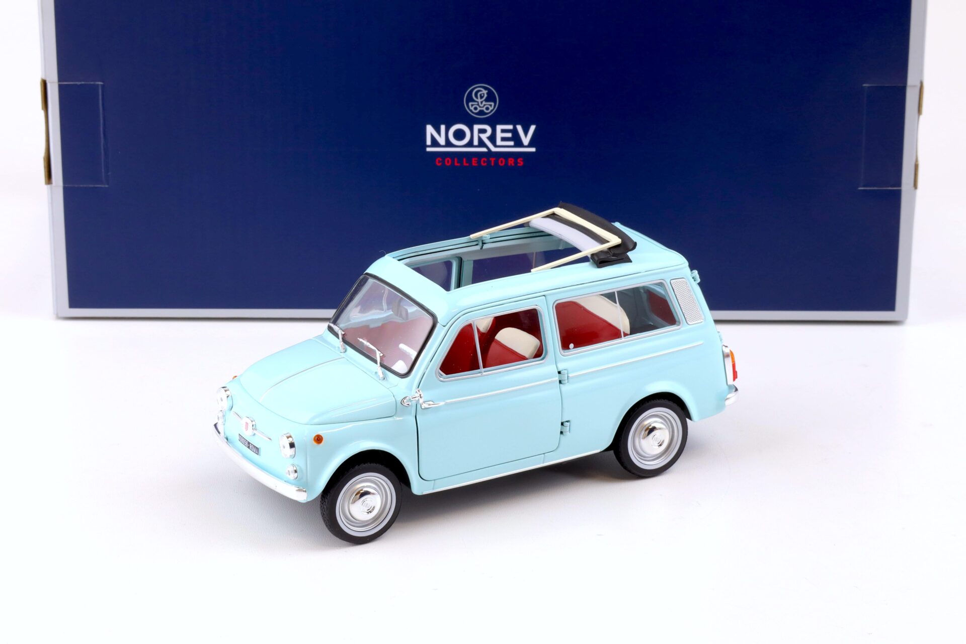 1:18 Norev Fiat 500 Giardiniera 1964 Acquamarina blue 187742