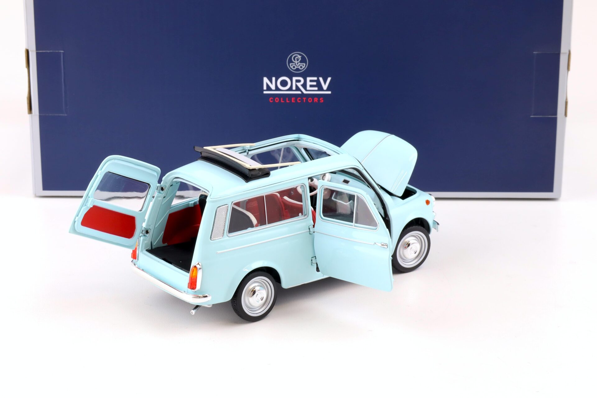 1:18 Norev Fiat 500 Giardiniera 1964 Acquamarina blue 187742