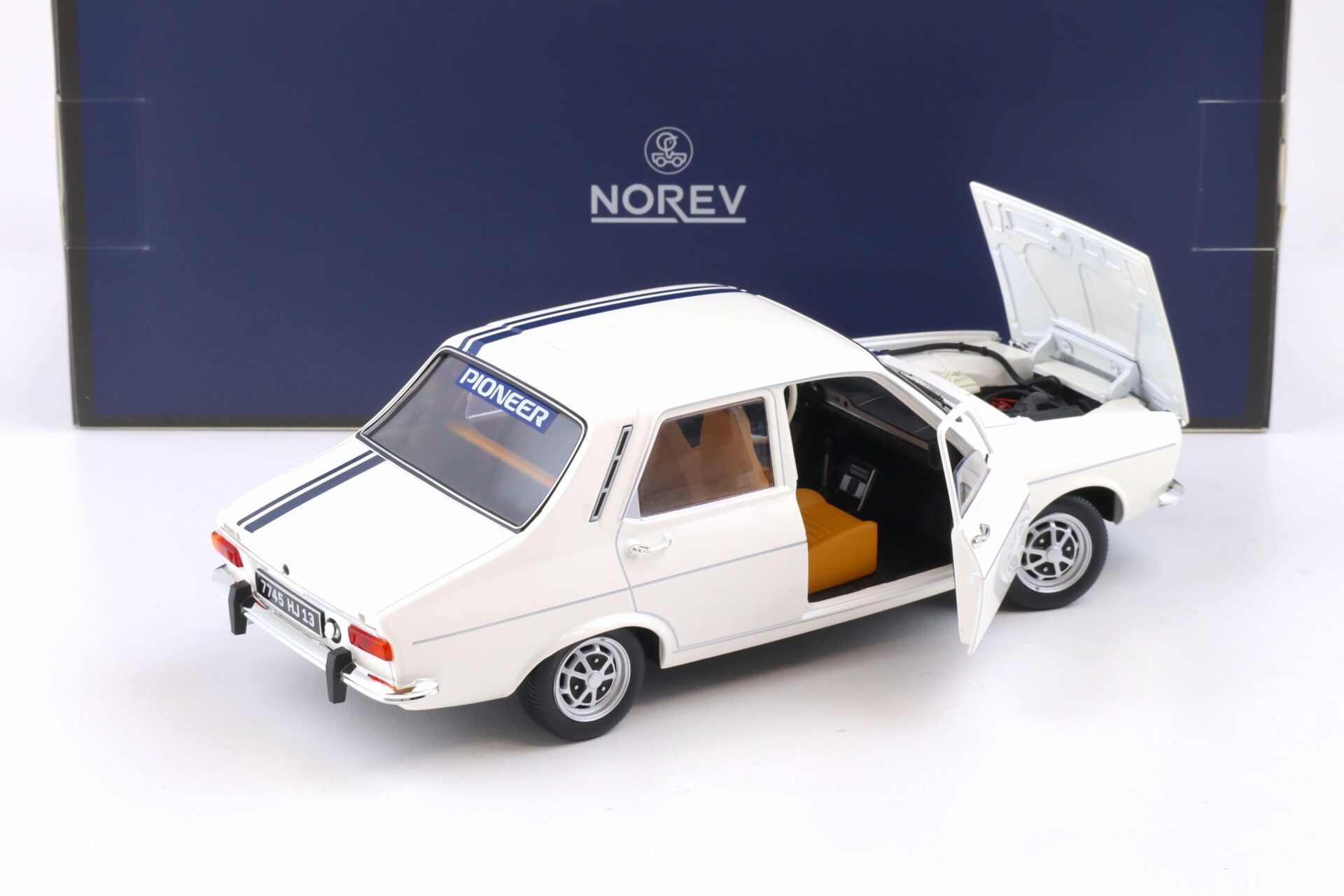 1:18 Norev Renault 12 Tuning 1993 white Fadas de Marseille - Limited 300 pcs.