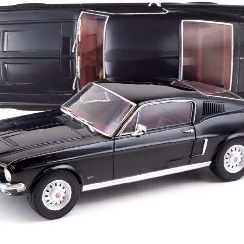 1:12 Norev Ford Mustang Fastback Coupe 1968 black 122700