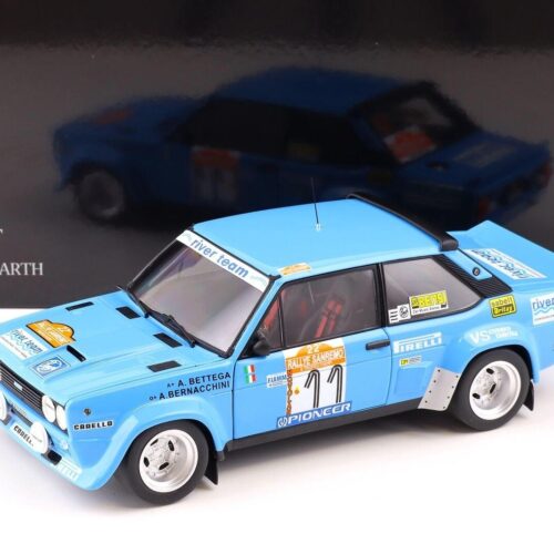 1:18 Kyosho Fiat 131 ABARTH Rally Sanremo 1983 Bettega #11 Diecast 08376C