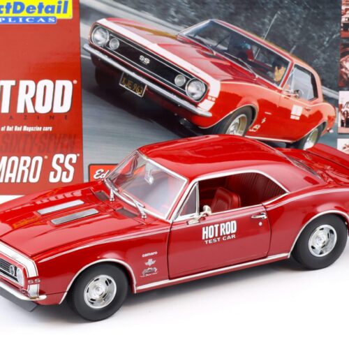 1:18 Exact Detail 1967 Chevrolet Camaro SS Coupe Hot Rod Test Car red WCC220
