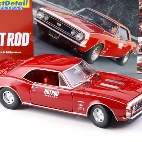 1:18 Exact Detail 1967 Chevrolet Camaro SS Coupe Hot Rod Test Car red WCC220