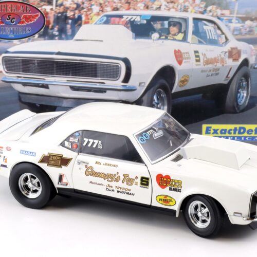 1:18 Exact Detail Supercar Chevrolet Camaro Pro Stock Grumpys Toy white WCC227