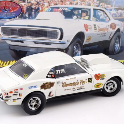 1:18 Exact Detail Supercar Chevrolet Camaro Pro Stock Grumpys Toy white WCC227