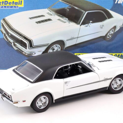 1:18 Exact Detail 1968 Chevrolet Camaro RS/SS 396 Coupe white/ black vinyl roof WCC215
