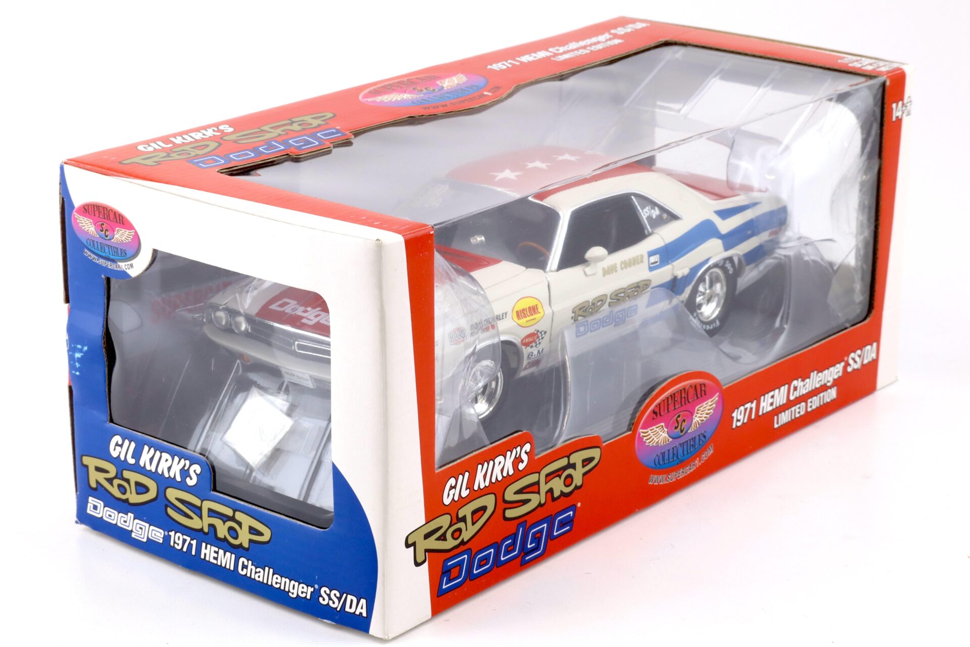 1:18 Highway61 Supercar 1971 Dodge Hemi Challenger SS/DA Gil KirkÂ´s Rod Shop