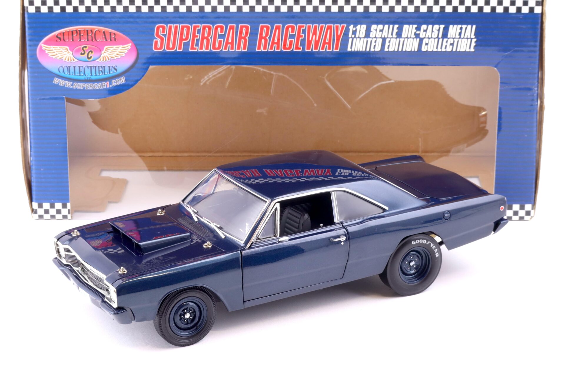 ID 85943 orig.jpg 1:18 Highway61 Supercar 1968 Dodge Dart Hemi Street Sleeper dark blue