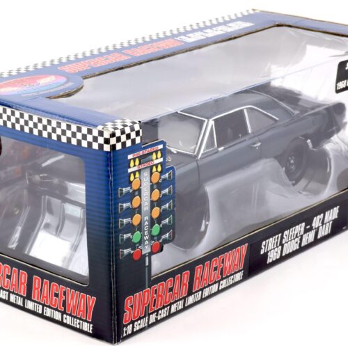 1:18 Highway61 Supercar 1968 Dodge Dart Hemi Street Sleeper dark blue