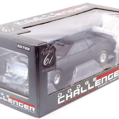 1:18 Highway61 Dodge Challenger Concept Super Stock matt black 2006