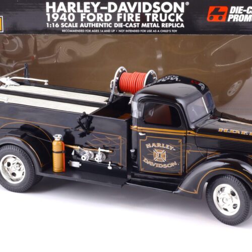 1:16/ 1:18 Highway61 HARLEY DAVIDSON 1940 Ford Fire Truck black 81044