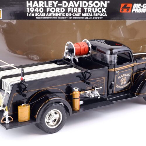1:16/ 1:18 Highway61 HARLEY DAVIDSON 1940 Ford Fire Truck black 81044