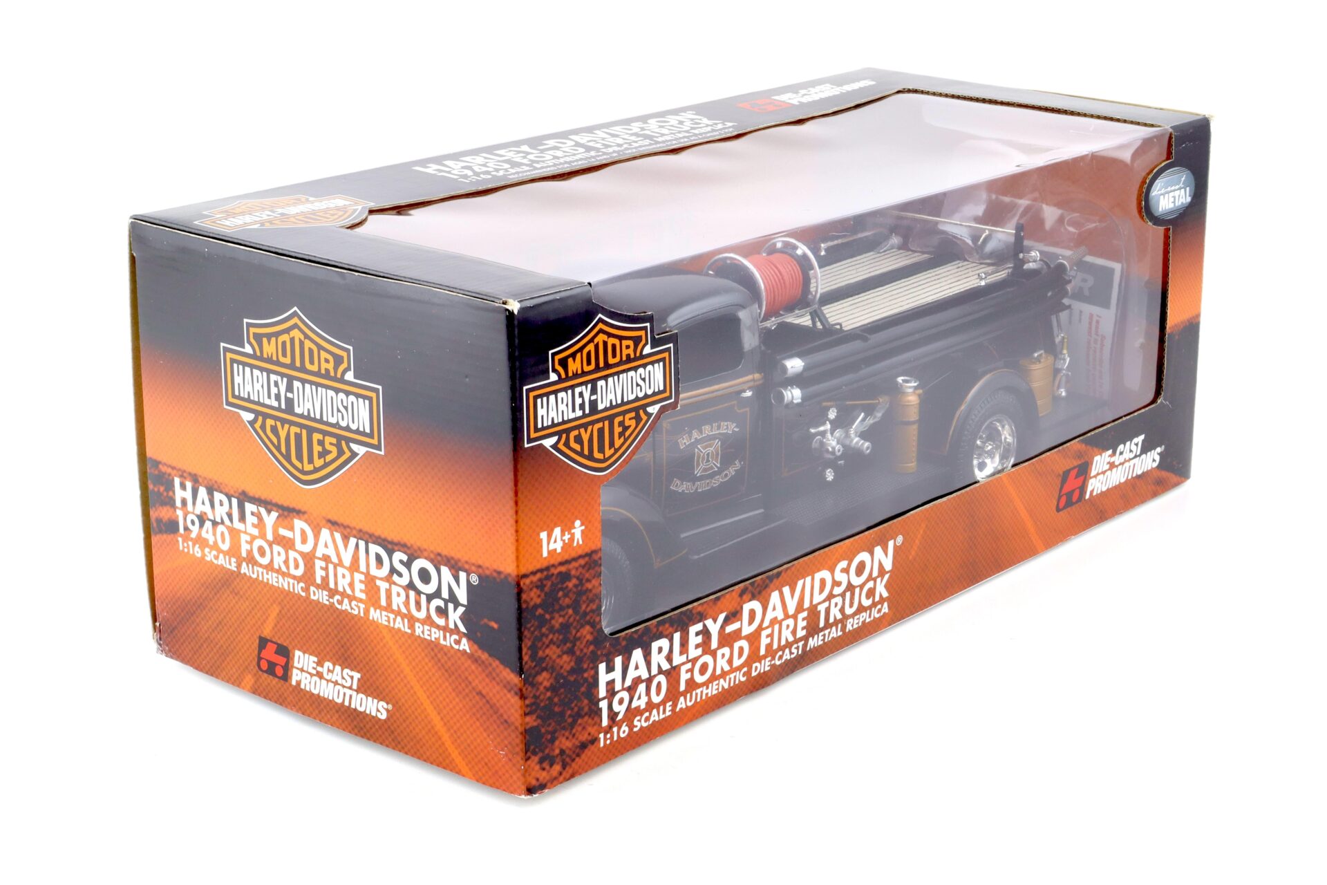 1:16/ 1:18 Highway61 HARLEY DAVIDSON 1940 Ford Fire Truck black 81044