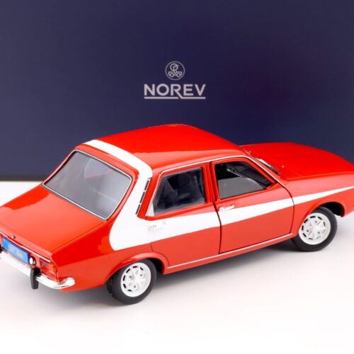 1:18 Norev Renault 12 red with white side deco 1975 - Limited 300 pcs.