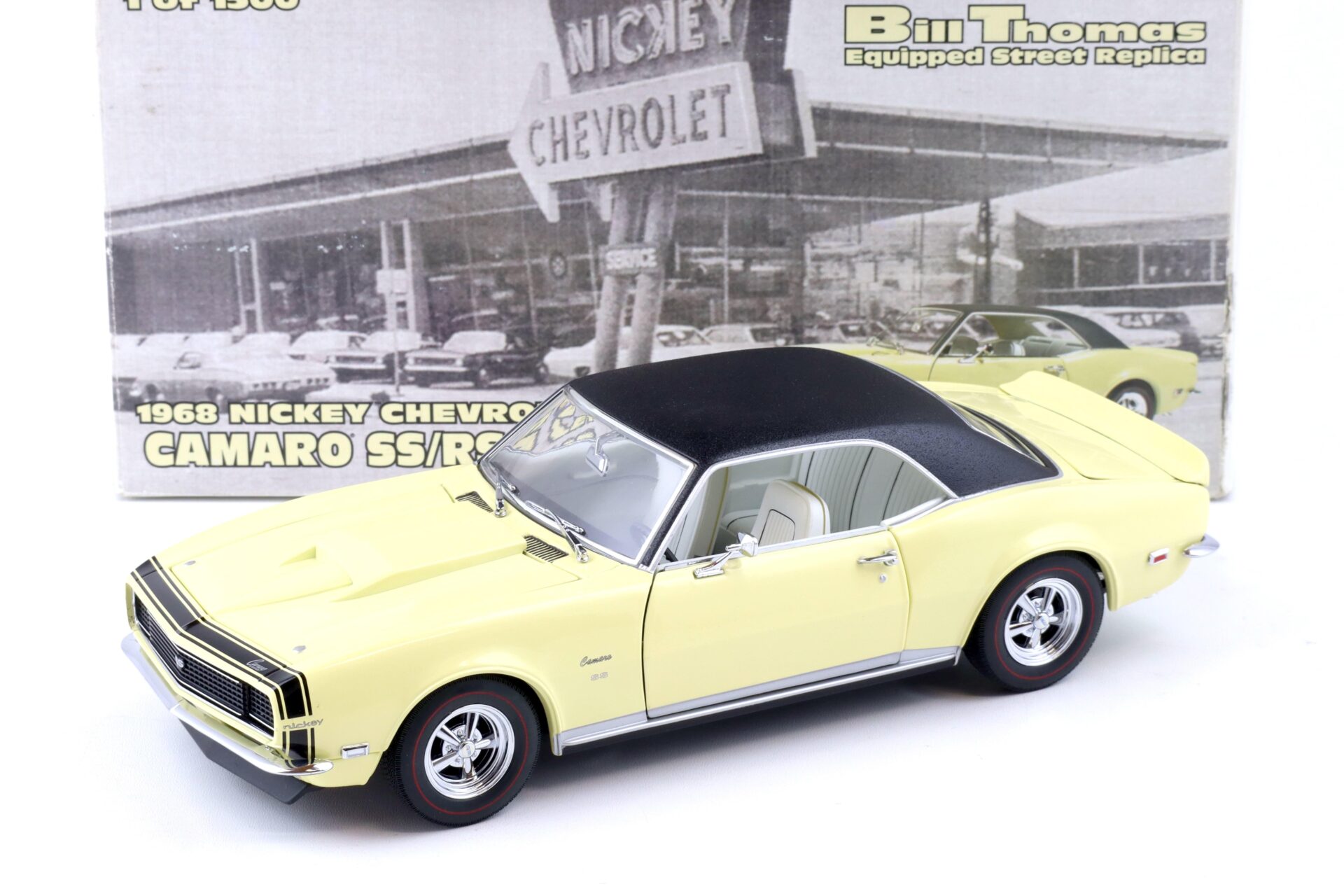 ID 86011 orig 1.jpg 1:18 Exact Detail 1968 Chevrolet Camaro SS/RS 427 Nickey Bill Thomas yellow