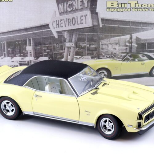 1:18 Exact Detail 1968 Chevrolet Camaro SS/RS 427 Nickey Bill Thomas yellow