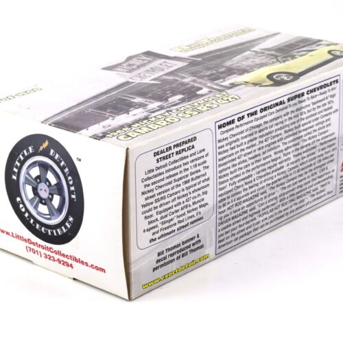 1:18 Exact Detail 1968 Chevrolet Camaro SS/RS 427 Nickey Bill Thomas yellow