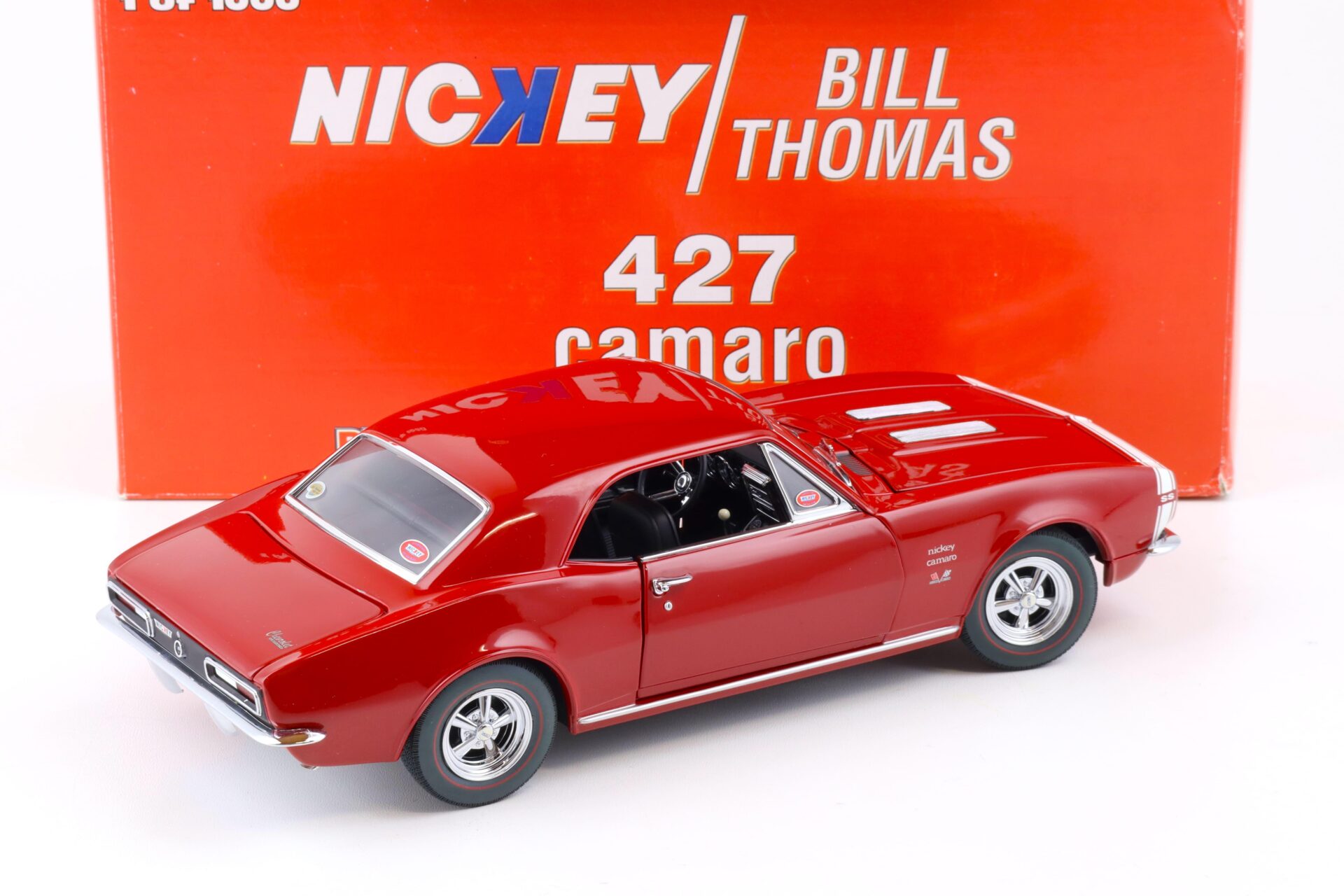 1:18 Exact Detail 1967 Chevrolet Camaro 427 Nickey Bill Thomas red WCC209S