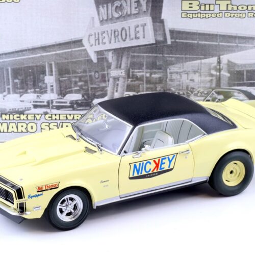 1:18 Exact Detail 1968 NICKEY Chevrolet Camaro SS/RS 427 Bill Thomas beige