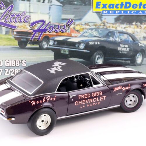 1:18 Exact Detail FRED GIBBÂ´s 1967 Chevrolet Camaro Z/28 Stock Eliminator Little Hoss