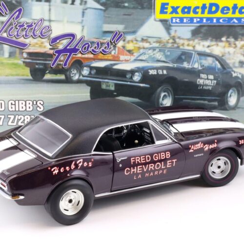 1:18 Exact Detail FRED GIBBÂ´s 1967 Chevrolet Camaro Z/28 Stock Eliminator WCC211