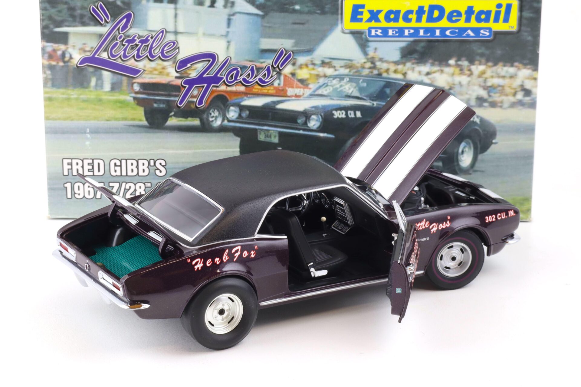 1:18 Exact Detail FRED GIBBÂ´s 1967 Chevrolet Camaro Z/28 Stock Eliminator WCC211
