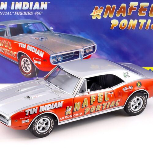 1:18 Exact Detail Pontiac Firebird 400 Tin Indian Knafel Pontiac red/ silver WCC401