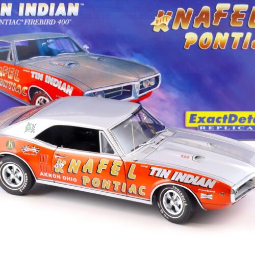 1:18 Exact Detail Pontiac Firebird 400 Tin Indian Knafel Pontiac red/ silver WCC401